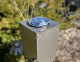School of Fish Solar Luminary Pillar | Steel