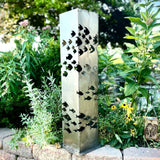 School of Fish Solar Luminary Pillar | Steel