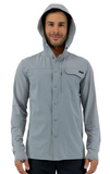 Cast Hooded Button Up – Platinum – Men’s