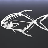 Steel Permit Fish Wall Art