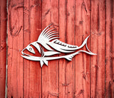 Steel Roosterfish Wall Art