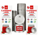 FORJARS® Fall Set – 200 Lids + FREE Jar Opener