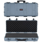 36" Hard Rifle Case, Lockable Rifle Case with 4 Layers Pre-cut Foams,Gun Storage with Wheels, IP67 Waterproof & Dustproof Pistol Storage Cases for Rifles, Shotguns, Airsoft Guns