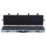 50" Hard Rifle Case, Lockable Rifle Case with Pre-cut Foams,Movable Gun Storage with Wheels, IP67 Waterproof & Dustproof Pistol Storage for Rifle, Shotgun, Airsoft Gun