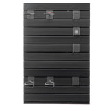 Wall Mount, Tactical Rifle Shotgun Handgun Storage, Heavy-Duty PVC Panels & Steel Wall Racks, Securely Holds up to 2 Rifles & 4 Pistols, Modular Firearms Gun Gear Accessories Organizer