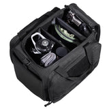 Range Bag for 3 Pistols, Tactical Gun Range Bag with 2 Detachable Baffles & 6 Magazines, Firearm Shooting Handgun Bag for Outdoor Hunting Pistol Bag with Single Shoulder Strip