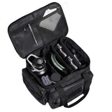 Range Bag for 4 Pistols, Tactical Gun Range Bag with 3 Detachable Baffles & 6 Magazines, Firearm Shooting Handgun Bag for Outdoor Hunting Shooting Pistol Bag with Single Shoulder Strip