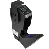 Mounted Gun Safe for Pistols, Biometric Gun Safe with Three Quick Access Ways of Fingerprints, Passwords and Keys, Handgun Safe for 1 Pistol for Home, Bedside, Nightstand, Wall
