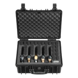 Hard Pistol Case, Heavy Duty Hard Gun Case with XPE Foam Lining, Waterproof Pistol Storage Box with Customizable Interior & Handle for Gun, Lenses, Camera, Gear, TSA Compliant, 18.7x12.5x7.5 in