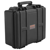 Hard Pistol Cases with Pre-cut PU Foam, Waterproof & Dustproof Hard Gun Case for 6 Pistol, 19.3×17.1×8.3 in Lockable Pistol Case, Black