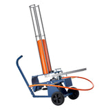 Clay Target Thrower, 75-80 Clays Pigeon Thrower, 55+ Yards Automatic Skeet and Trap Launcher on Wheels - with Adjustable Angle, Foot Pedal & Pull Handle for Clays Throwing, Shooting Sports