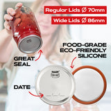 FORJARS® Fall Set – 200 Lids + FREE Jar Opener