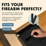 Hidden Gun Storage Cabinet Welcome to Our Home, Jacobean, Concealed Pistol Safe, Concealment Furniture, Handmade in the USA, Home Self Defense