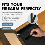 Hidden Gun Storage Cabinet Welcome to Our Home, Red Oak, Concealed Pistol Safe, Concealment Furniture, Handmade in the USA, Home Self Defense