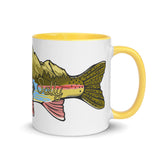 Trout Mug with Color Inside