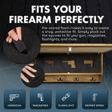 Family Tree Coat Rack Gun Concealment Decor - Handcrafted Wooden Gun Cabinets - Gun Shelf Hidden Storage for Rifles, Shotguns, & Handguns - Quick Access Hidden Wall Safe