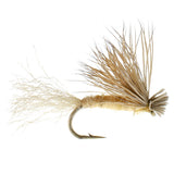 3 Pack Barbless Tan X Caddis Emerging Caddis Adult Fly - Size 14
