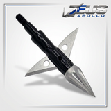 ZEUS APOLLO BROADHEADS 100GR OR 125GR (3 PACK)