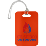 Ice Strong Luggage Bag/Rod - Tackle Case Tag Patriotic Logo