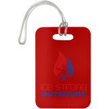 Ice Strong Luggage Bag/Rod - Tackle Case Tag Patriotic Logo