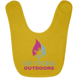 Ice Strong Baby Bib Blue & Pink Logo (LOTS of bib color choices)