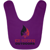 Ice Strong Baby Bib Original Logo (LOTS of bib color choices)