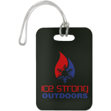 Ice Strong Luggage Bag/Rod - Tackle Case Tag Patriotic Logo