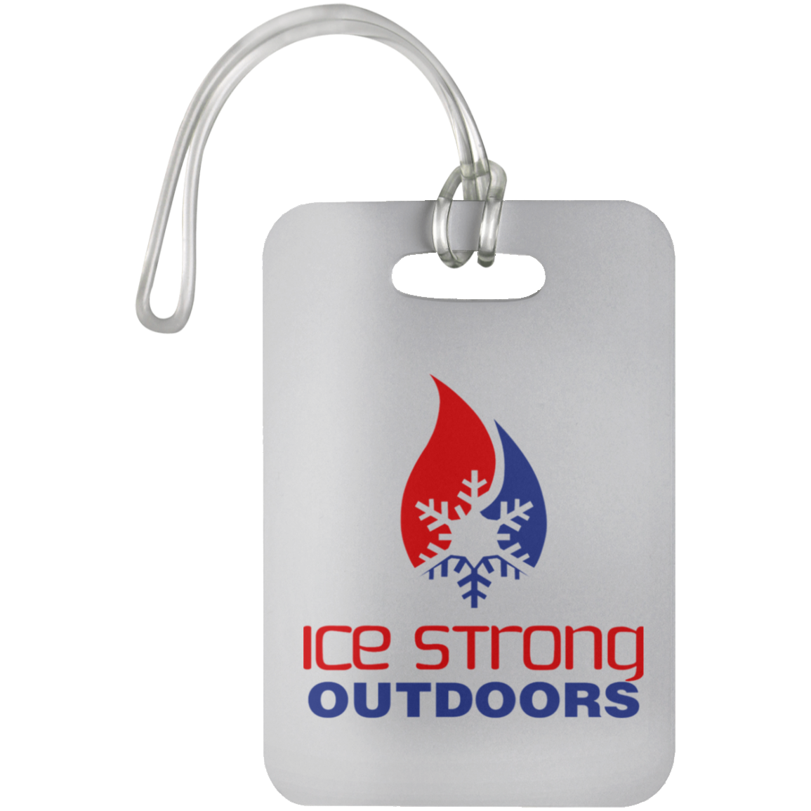 Ice Strong Luggage Bag/Rod - Tackle Case Tag Patriotic Logo – Ice ...
