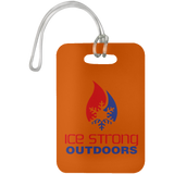 Ice Strong Luggage Bag/Rod - Tackle Case Tag Patriotic Logo