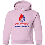 Youth Pullover Hoodie Patriotic Logo (LOTS of color choices)