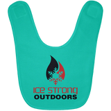 Ice Strong Baby Bib Original Logo (LOTS of bib color choices)