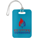 Ice Strong Luggage Bag/Rod - Tackle Case Tag Patriotic Logo