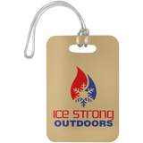 Ice Strong Luggage Bag/Rod - Tackle Case Tag Patriotic Logo