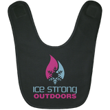 Ice Strong Baby Bib Blue & Pink Logo (LOTS of bib color choices)