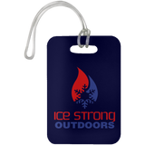 Ice Strong Luggage Bag/Rod - Tackle Case Tag Patriotic Logo