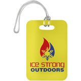 Ice Strong Luggage Bag/Rod - Tackle Case Tag Patriotic Logo